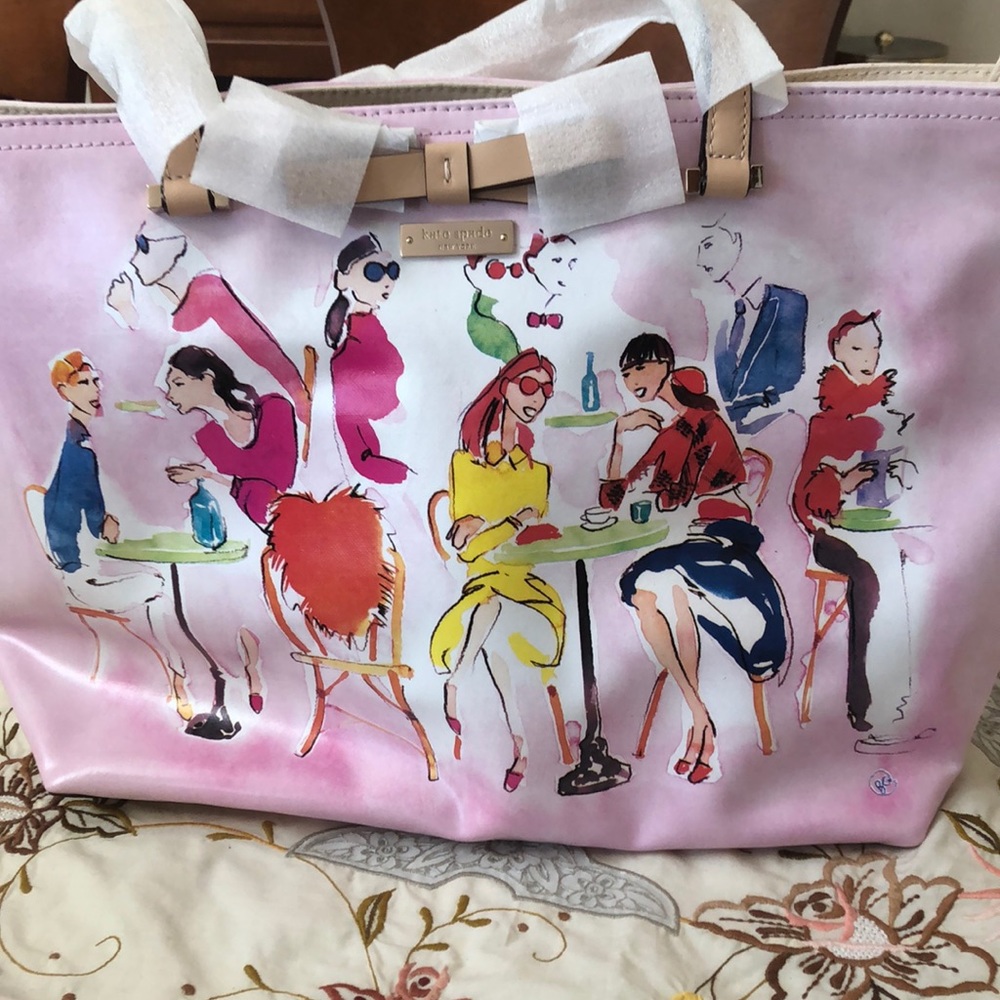 Kate Spade *NWT* Ooh La La Paris Cafe Tote.